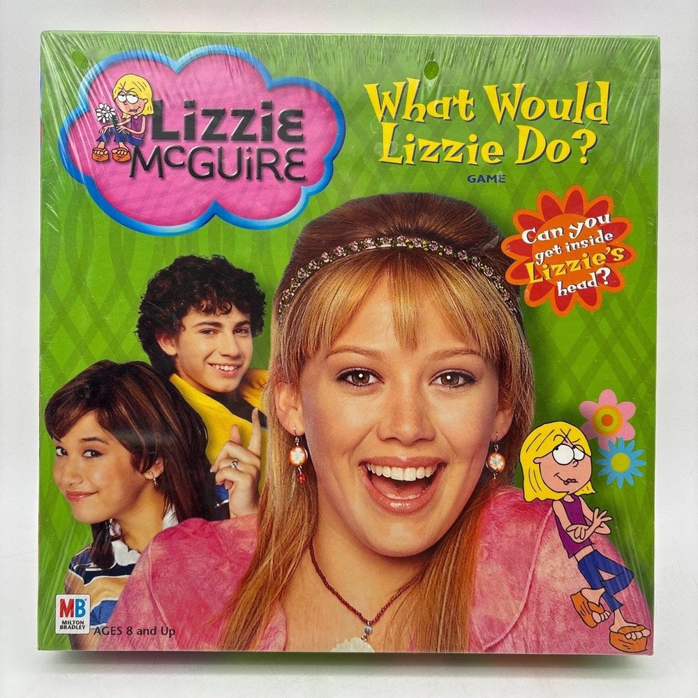 Vintage Lizzie McGuire Board Game What Would Lizzie Do 2003 Milton Bradley NEW